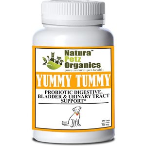 Natura Petz Organics YUMMY TUMMY Probiotic Digestive, Bladder & Urinary Tract Support* Dog Supplement