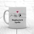 904 Custom Personalized Creation of Cat Funny Double Sided Mug, 11-oz