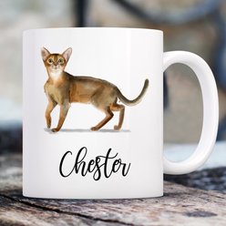 904 Custom Personalized Double Sided Mug, 11-oz, Abysinnian