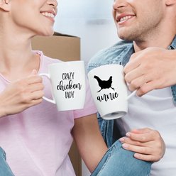 904 Custom Personalized Crazy Chicken Lady Double Sided Mug, 11-oz slide 2 of 4