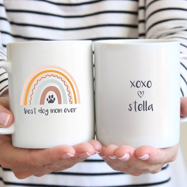 Mug and Mini - 15oz Rainbow mama ceramic coffee mug