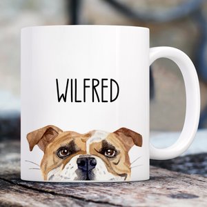 904 Custom Personalized Dog Breed Coffee Mug, 11-oz, English Bulldog