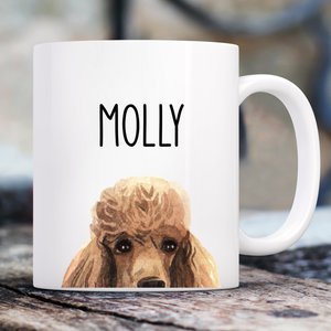 904 Custom Personalized Dog Breed Coffee Mug, 11-oz, Poodle