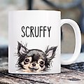 904 Custom Personalized Dog Breed Coffee Mug, 11-oz, Chihuahua