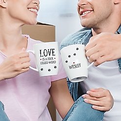 904 Custom Personalized Love is a Four Legged Word Double Sided Coffee Mug, 11-oz slide 2 of 4