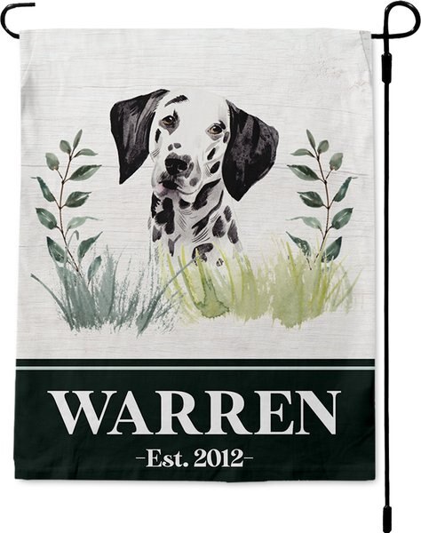 Discontinued - 904 CUSTOM Personalized Dog Breed Botanical Garden Flag ...