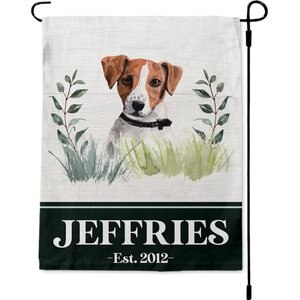 904 CUSTOM Personalized Dog Breed Botanical Garden Flag, Jack Russell ...