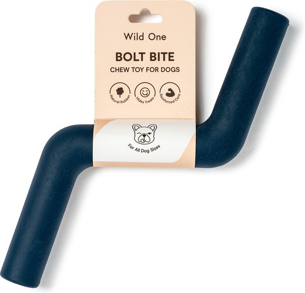 Wild One Bolt Bite Dog Chew Toy, Blue slide 1 of 8