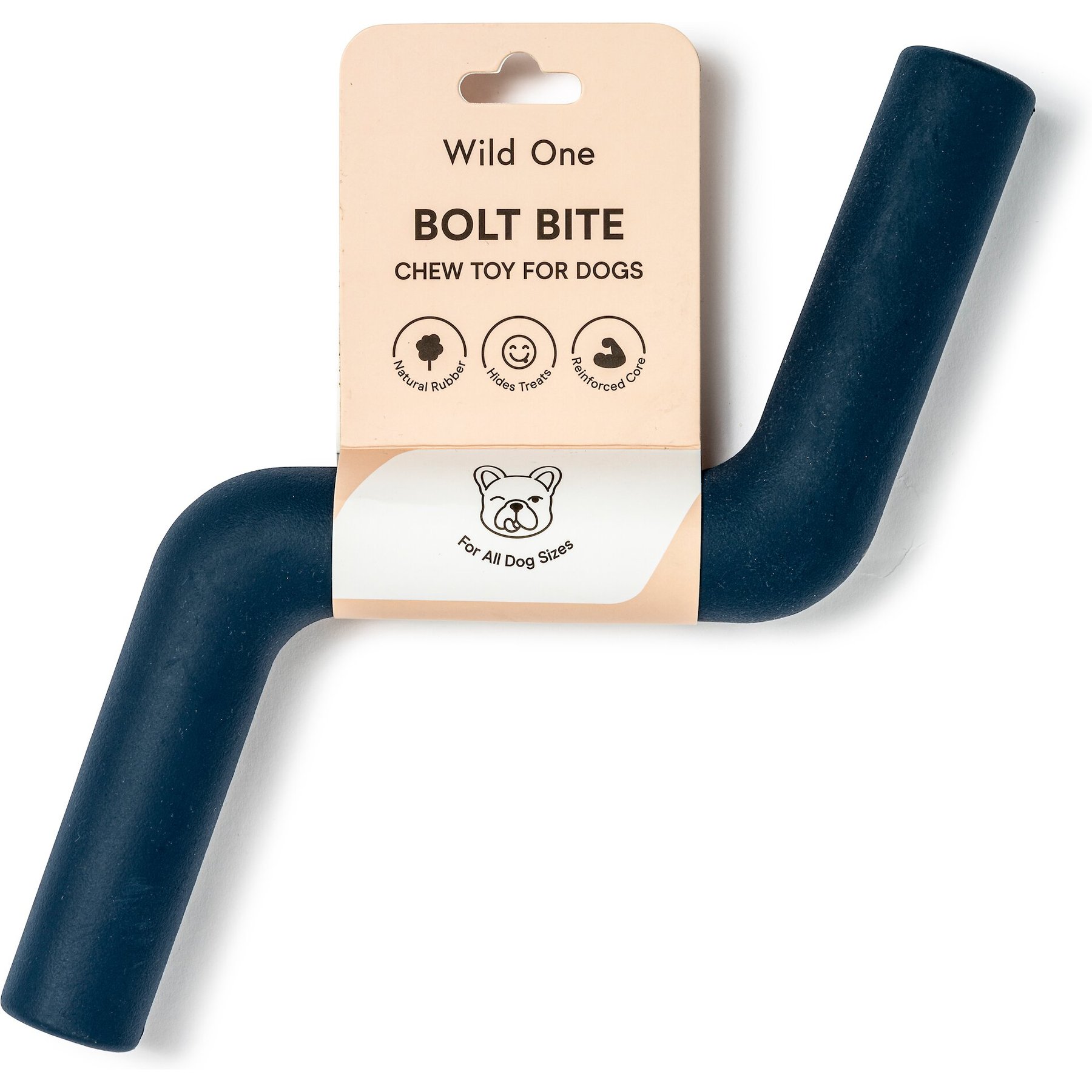Wild One - Bolt Bite Dog Toy - Navy