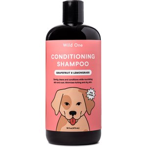 Wild One Lemongrass & Grapefruit Conditioning Dog Shampoo, 16-oz bottle