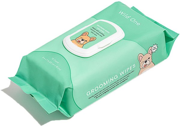 Wild One Dog Grooming Wipes, 70 count