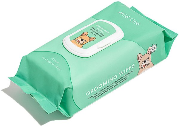 Wild One Dog Grooming Wipes, 70 count slide 1 of 7