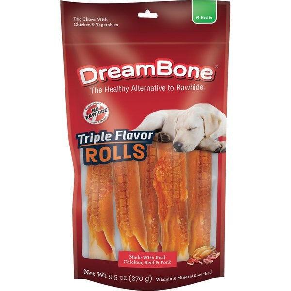 DreamBone DreamChips Chicken Flavor Dog Treats, 12 count