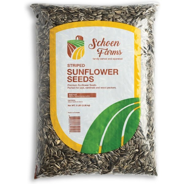 Schoen Farms Striped Sunflower Seeds Bird Food