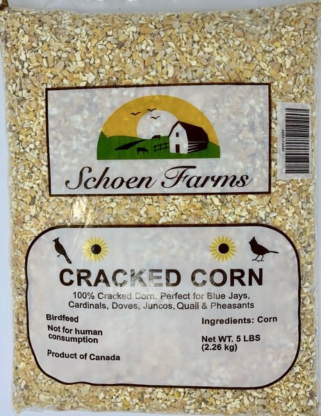 Schoen Farms Cracked Corn Bird Food, 5-lb bag slide 1 of 3