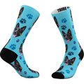 Tribe Socks Personalized Dog Face Socks, Blue