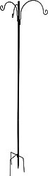 Red Carpet Studios 3 Hook Bird Feeder Station, Black