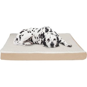Carolina Pet Classic Canvas Memory Foam Bolster Dog Bed with Removable Cover