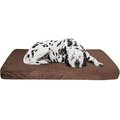 Pet Adobe Orthopedic Memory Foam Bolster Dog Bed with Removable Cover, Brown, Medium