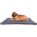 Pet Adobe Waterproof Bolster Dog Bed, Gray, Large