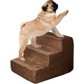 Pet Adobe High Density Foam Dog & Cat Steps, Brown, Small