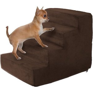 Pet Adobe High Density Foam Dog & Cat Steps, Brown, Medium