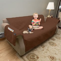 Pet Adobe Waterproof Couch Cover, Brown, Medium