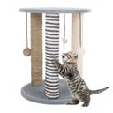 Pet Adobe 19.25-in Polyester Cat Scratching Post with Toys, Gray