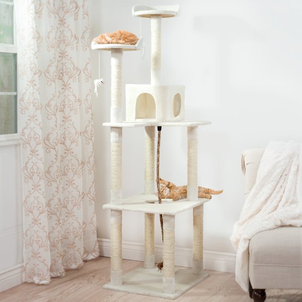 Pet Adobe Multi-Level 71.5-in Cat Tree & Condo