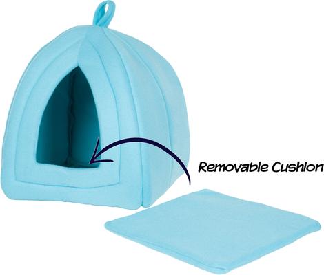 Show full view: Pet Adobe Igloo Style Cat Tent, Blue slide 3 of 8