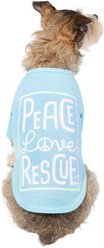 Frisco Peace Love Rescue Dog & Cat T-Shirt, X-Small