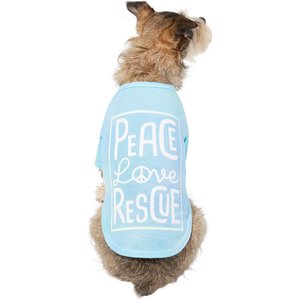Frisco Peace Love Rescue Dog & Cat T-Shirt, Medium