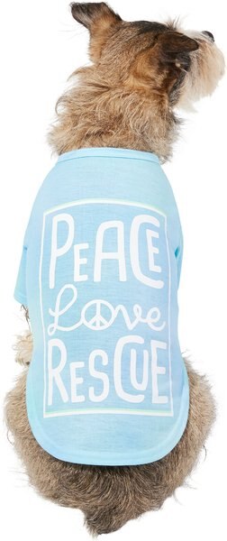 Frisco Peace Love Rescue Dog & Cat T-Shirt, XX-Large slide 1 of 5