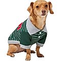 Frisco Green Rugby Dog & Cat Polo Shirt, Small