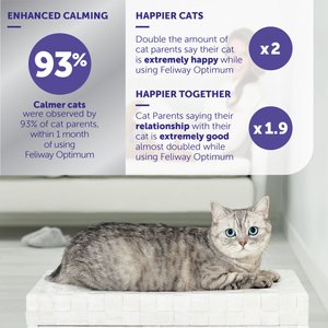 Feliway Cat Optimum Enhanced Calming Pheromone 30 Day Diffuser Refill