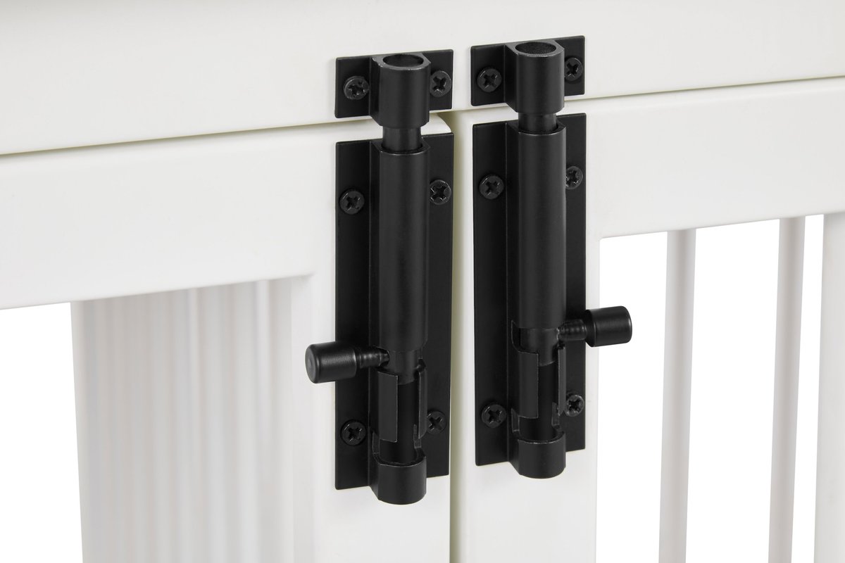 FRISCO "Roma" Credenza & Mat Dog Crate, Brown, 55.5 x 24.5 x 30 inches