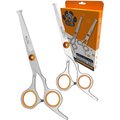 Mighty Paw Professional Dog & Cat Grooming Shears, 2 count, Orange