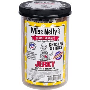 Miss Nelly's Canine Gourmet Chicken Sticks Jerky Dog Treats, 32-oz bag