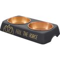 STAR WARS Melamine Stainless Steel Double Dog & Cat Bowl, 1.75 Cup