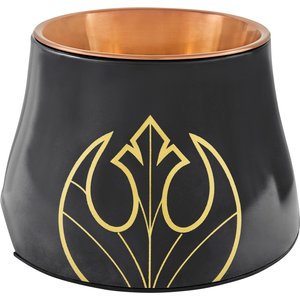 STAR WARS Elevated Melamine Stainless Steel Dog & Cat Bowl, Black, 1.5 Cup