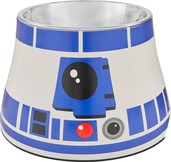 STAR WARS R2-D2 Elevated Melamine Stainless Steel Dog & Cat Bowl, 1.75 cups slide 1 of 7