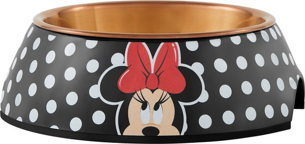 Disney Minnie Mouse Peek-A-Boo Melamine Stainless Steel Dog & Cat Bowl, 0.75 Cup slide 1 of 10