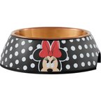 Disney Minnie Mouse Peek-A-Boo Melamine Stainless Steel Dog & Cat Bowl, Extra Small