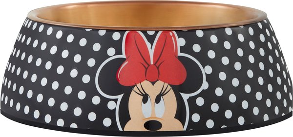 Disney Minnie Mouse Peek-A-Boo Melamine Stainless Steel Dog & Cat Bowl, 3 Cup slide 1 of 9