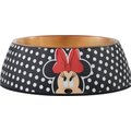 Disney Minnie Mouse Peek-A-Boo Melamine Stainless Steel Dog & Cat Bowl, Medium