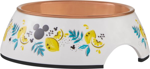 Disney Mickey Mouse Lemon Melamine Stainless Steel Dog & Cat Bowl, 0.75 Cup slide 1 of 10