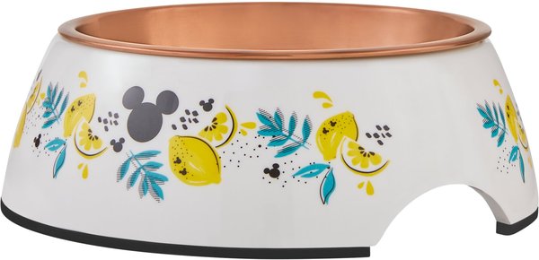 Disney Mickey Mouse Lemon Melamine Stainless Steel Dog & Cat Bowl, 1.5 Cup slide 1 of 10