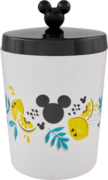 Disney Mickey Mouse Lemon Melamine Dog & Cat Treat Jar, 8 Cup slide 1 of 7