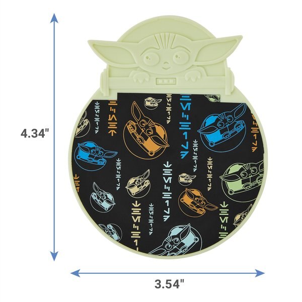 STAR WARS THE MANDALORIAN GROGU AUREBESH Silicone Dog & Cat Can Cover