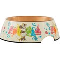 Disney Minnie Mouse Summer Bamboo Melamine Stainless Steel Dog & Cat Bowl, Medium: 3 cup